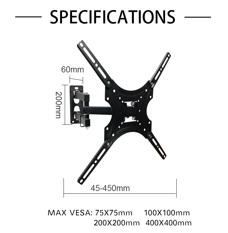 China TV wall mount bracket manufacturers provide high-quality bracket products for a secure and stylish TV installation.